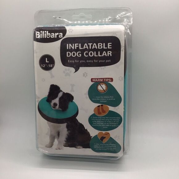 NIB Bilibara Inflatable Dog Collar - Picture 1 of 4